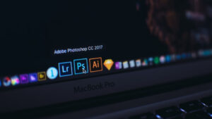 Adobe Photoshop CC 2017 running on a Macbook Pro