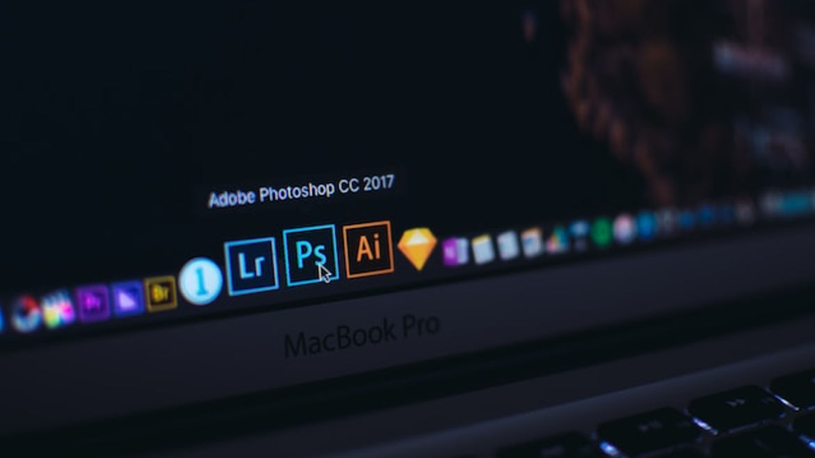 Adobe Photoshop CC 2017 running on a Macbook Pro