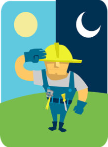 Plumber Flat Graphic Art